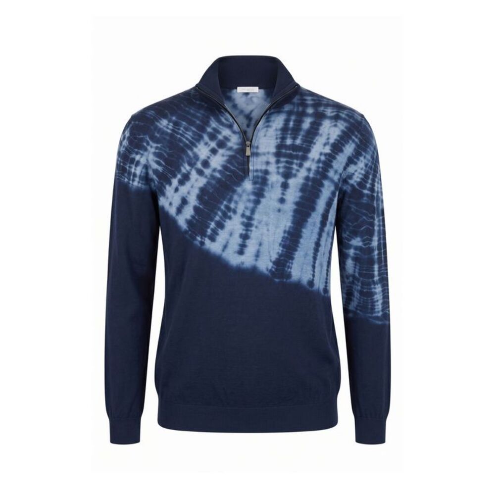 Malo Blue Cotton Men's Men's Sweater